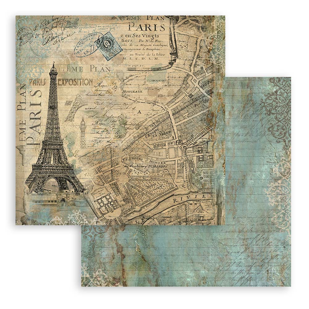 12x12 - Around The World - Double-Sided Paper Pad - Stamperia
