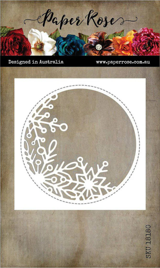 Metal Die - Snowflake Circle - Paper Rose