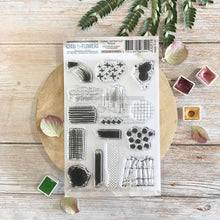 Clear Stamp - Clear Texture - Chou and Flowers