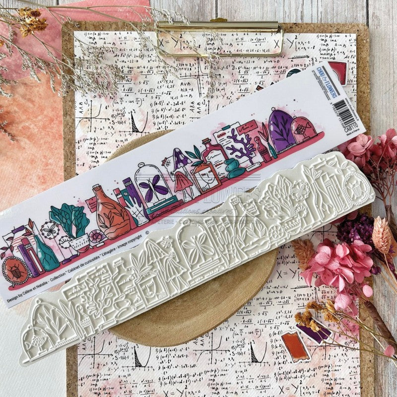 Rubber Stamp - The Shelf - Létagère - Chou and Flowers