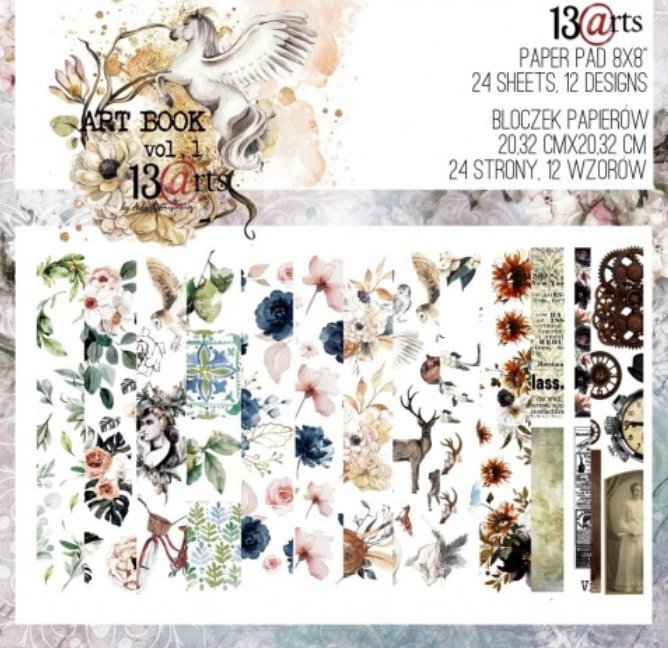 13 @rts - ART BOOK vol. 1 8x8 "Paper pad 13 @rts