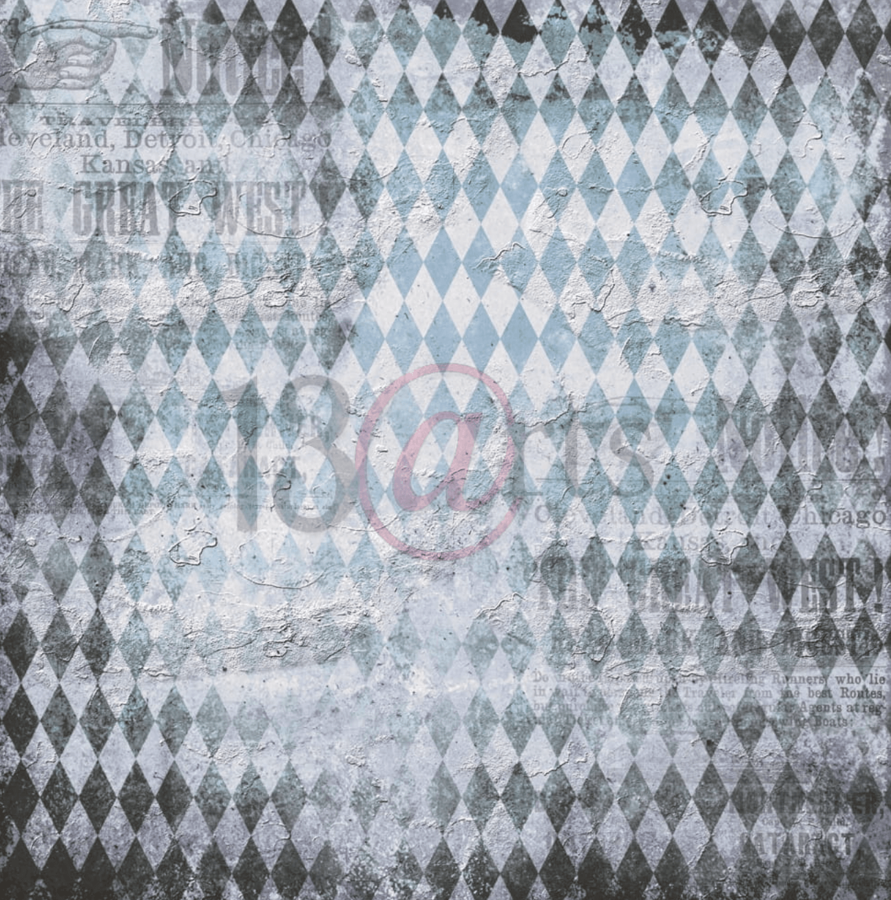 13 @rts - BACK IN TIME Paper Set - 12x12 Inch - Messy Papercrafts