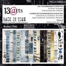 13 @rts - BACK IN TIME Paper Set 6x6 Inch 13 @rts