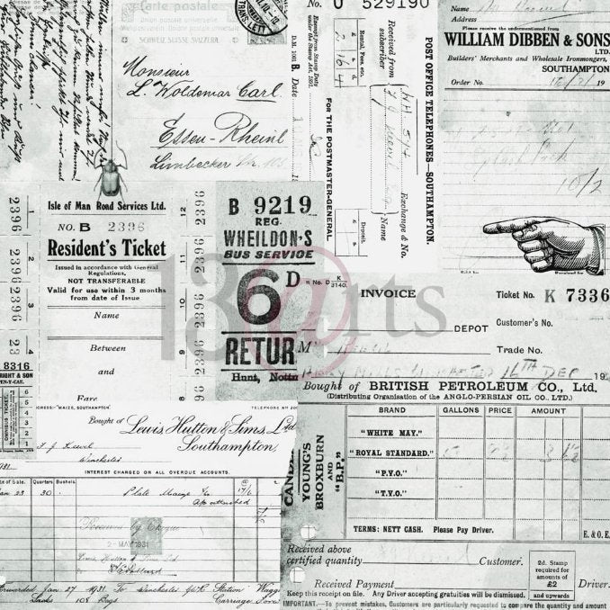 13 @rts - BACK IN TIME Paper Set 6x6 Inch 13 @rts