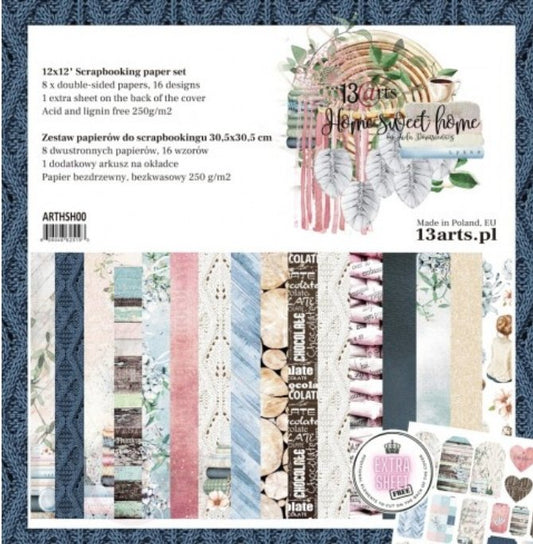 13 @rts - HOME SWEET HOME Paper Set 12x12 Inch 13 @rts