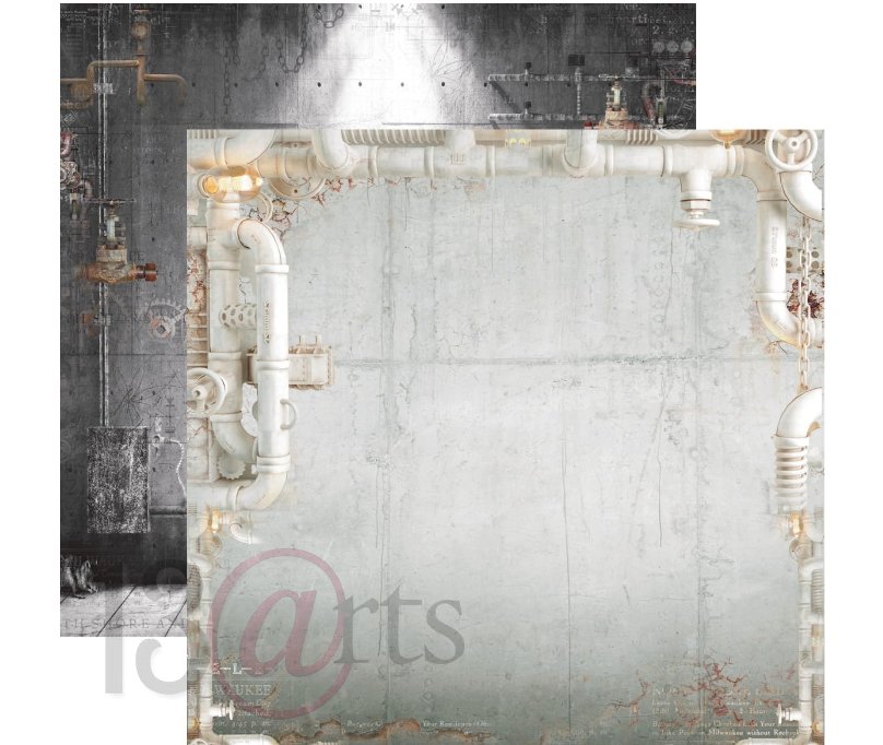 13 @rts - INDUSTRIAL ZONE Paper Set 12x12 Inch 13 @rts