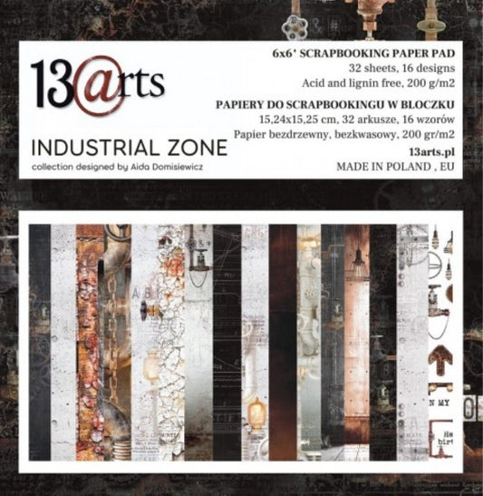 13 @rts - INDUSTRIAL ZONE Paper Set 6x6 Inch 13 @rts