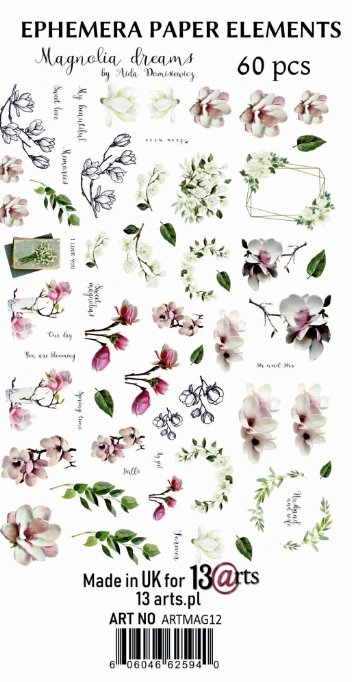13 @rts - MAGNOLIA DREAMS Ephemera Pack 13 @rts