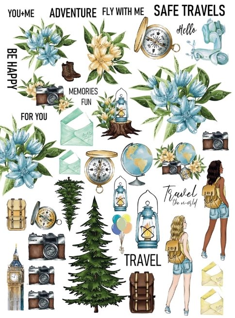 13 @rts - TRAVEL THE WORLD Paper Pad A6 13 @rts