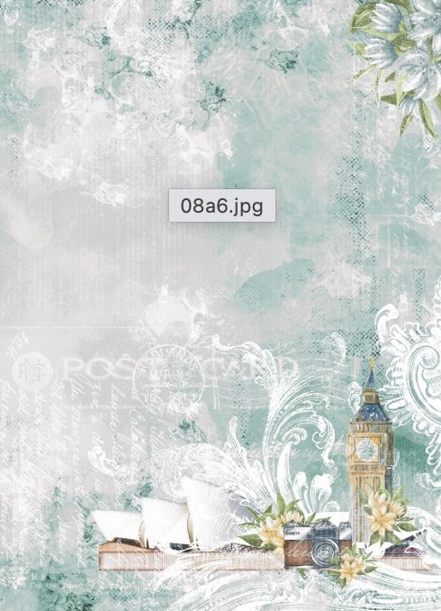 13 @rts - TRAVEL THE WORLD Paper Pad A6 13 @rts