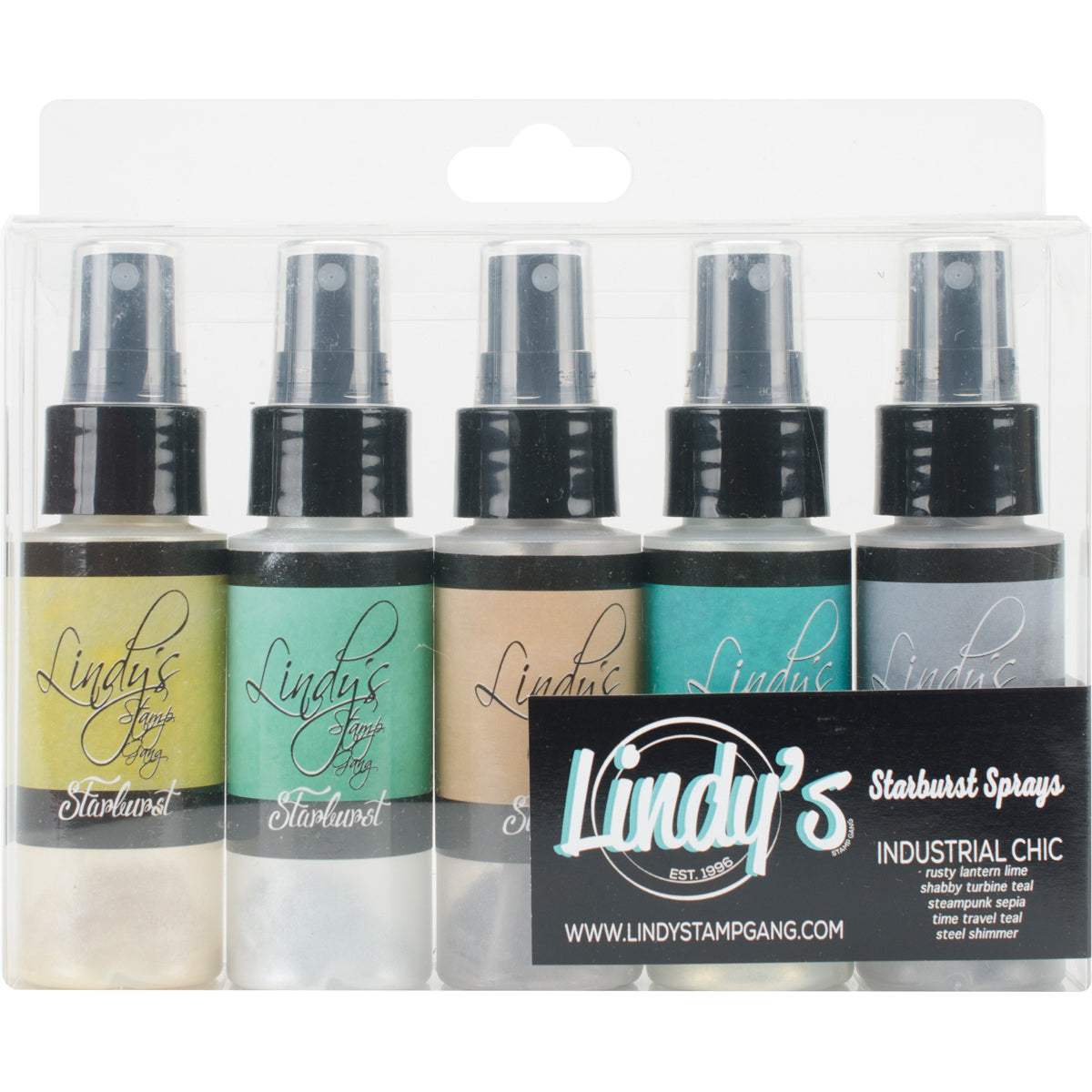 Industrial Chic - Lindy's Stamp Gang Starburst Sprays - 5/Pkg