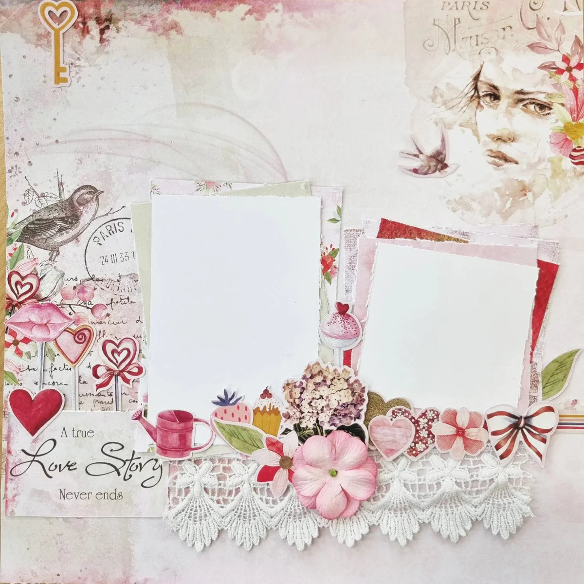 12x12 - Always Yours - Paper Set - 3Quarter Designs