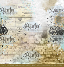 12x12 - Vintage Man - Paper Set - 3Quarter Designs