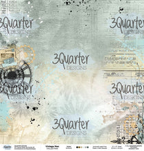 12x12 - Vintage Man - Paper Set - 3Quarter Designs
