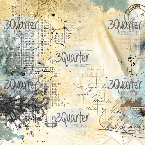 8x8 - Vintage Man - Paper Set - 3Quarter Designs