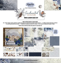 3Quarter Designs - Mini Album Base Kit - Enchanted Winter - Messy Papercrafts