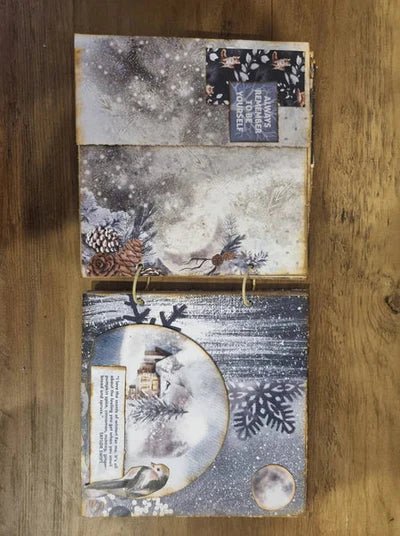 3Quarter Designs - Mini Album Base Kit - Enchanted Winter - Messy Papercrafts