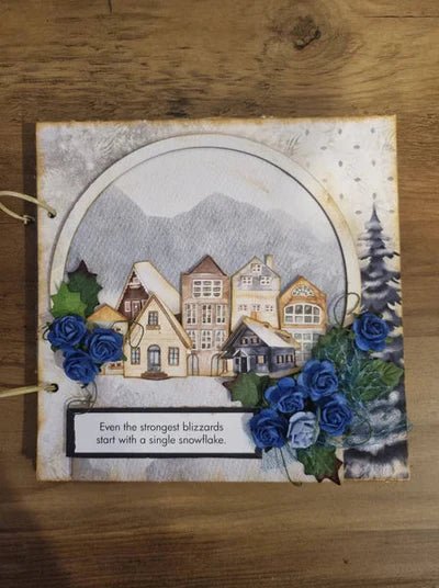 3Quarter Designs - Mini Album Base Kit - Enchanted Winter - Messy Papercrafts