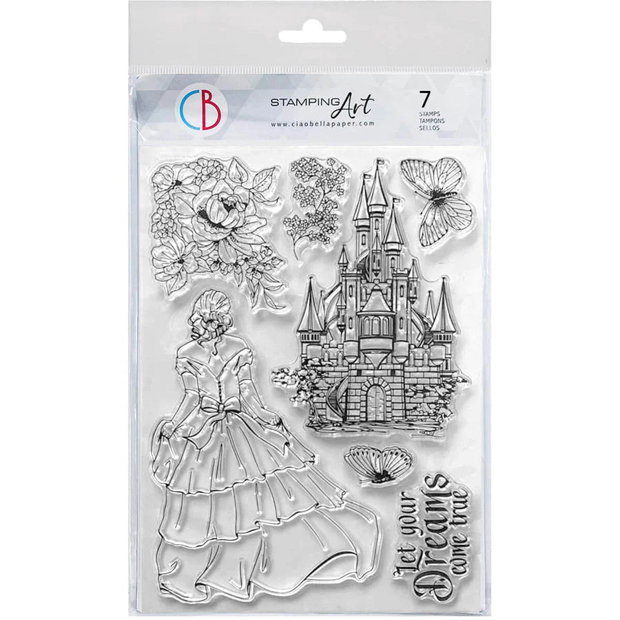 Clear Stamp Set - Once Upon A Time - 6x8 - Ciao Bella