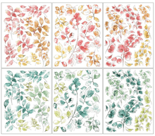 49 and Market - Spectrum Sherbet Leaves Rub-On Transfer Set - Messy Papercrafts