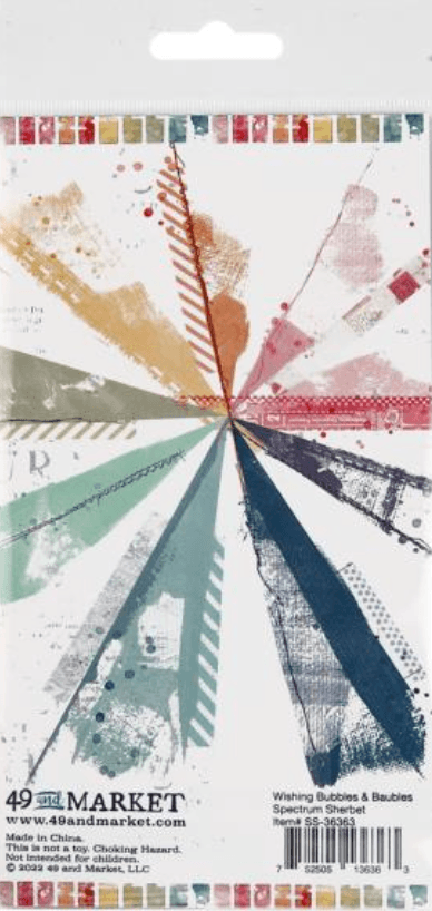 49 and Market - Spectrum Sherbet Wishing Bubbles & Baubles - Stickers - Messy Papercrafts