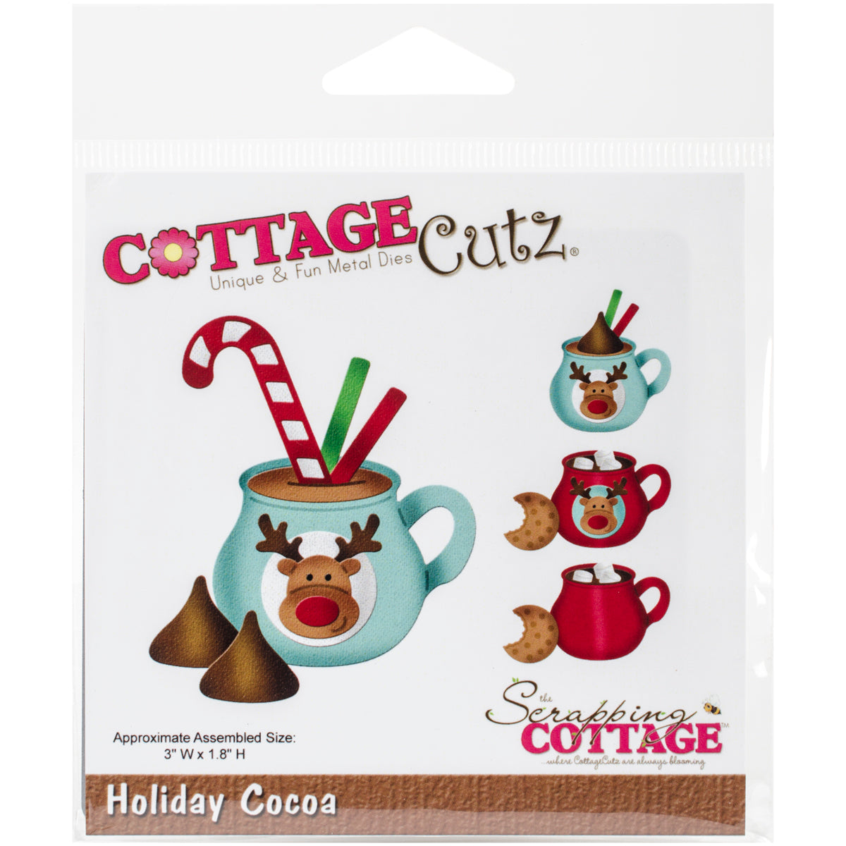 4x4 Holiday Cocoa - Die - Cottage Cutz