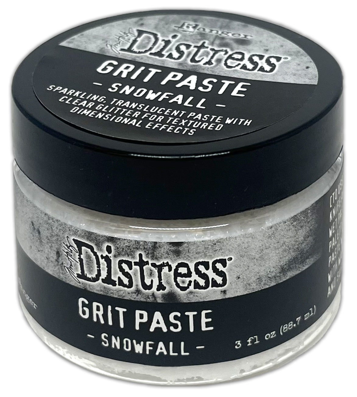 Snowfall - Distress Grit Paste 3oz - Tim Holtz