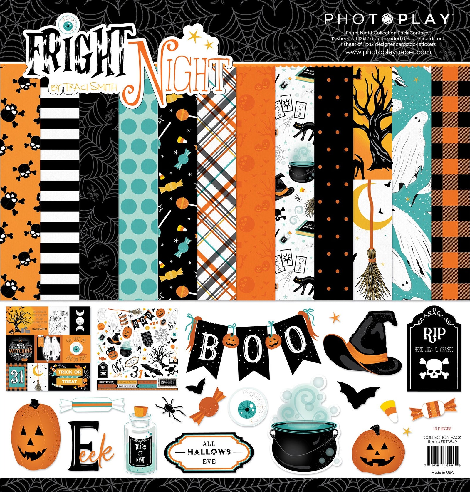 Fright Night - PhotoPlay Collection Pack - 12x12 Inch