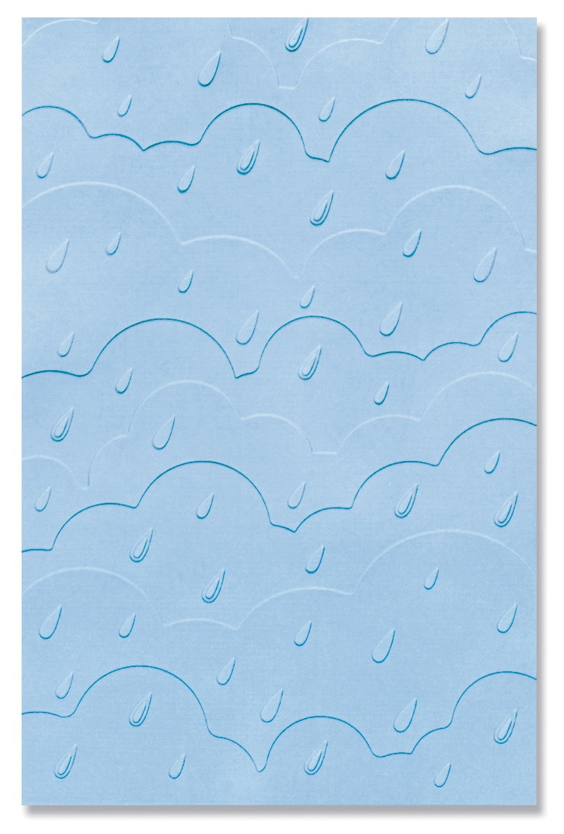 Rain Clouds - Multi Level Embossing Folder - Sizzix - Olivia Rose