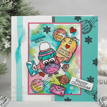 Owl Christmas Mail - Clear Stamp - Woodware Craft Collection - 4X6