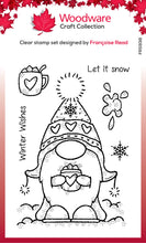 Winter Gnome - Clear Stamp - Woodware Craft Collection - 4X6