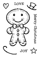 Gingerbread Man -Clear Stamp - Woodware Craft Collection - 3X4