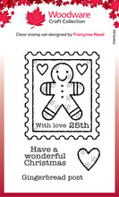 Gingerbread Stamp - Clear Stamp - Woodware Craft Collection  - 3X4