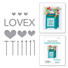 Parcel & Post Heart Decorations - Cutting Dies - Spellbinders