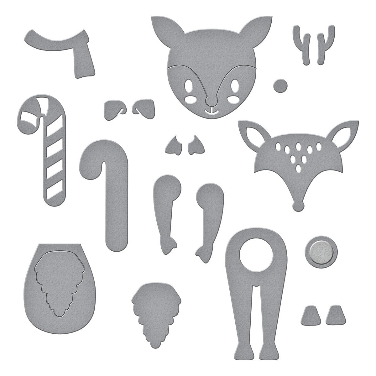 Dies - Dancin' Deer- Tinsel Time - Spellbinders