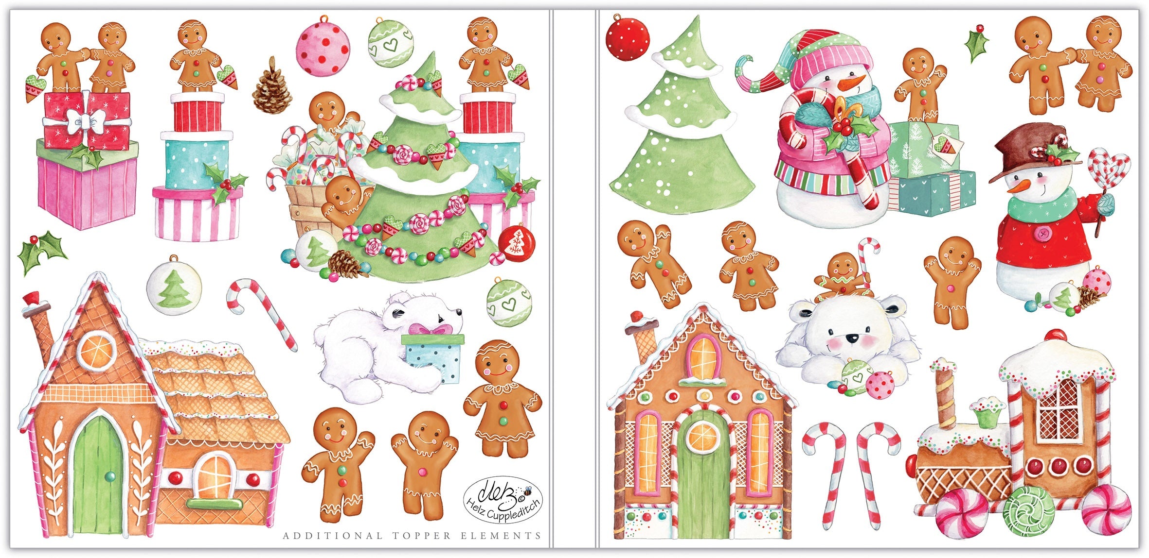 Paper Pad 6x6 - 40 Pages - Double Sided - Candy Christmas - Craft Consortium