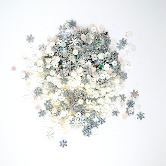 Sequins - Snowflakes - Candy Christmas - Craft Consortium