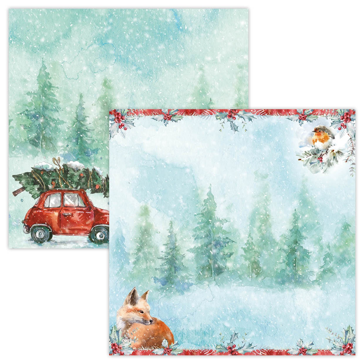 Studio Light - Let It Snow - 12x12 Inch - 12/Pkg