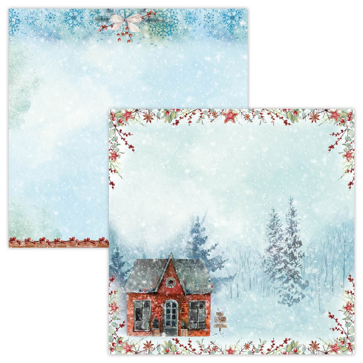 Studio Light - Let It Snow - 12x12 Inch - 12/Pkg