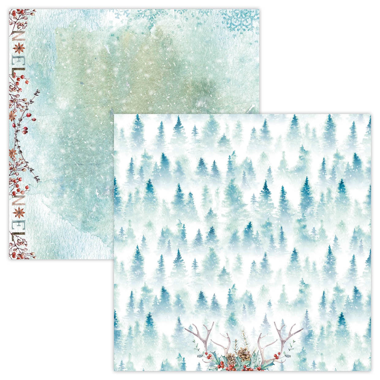 Studio Light - Let It Snow - 12x12 Inch - 12/Pkg