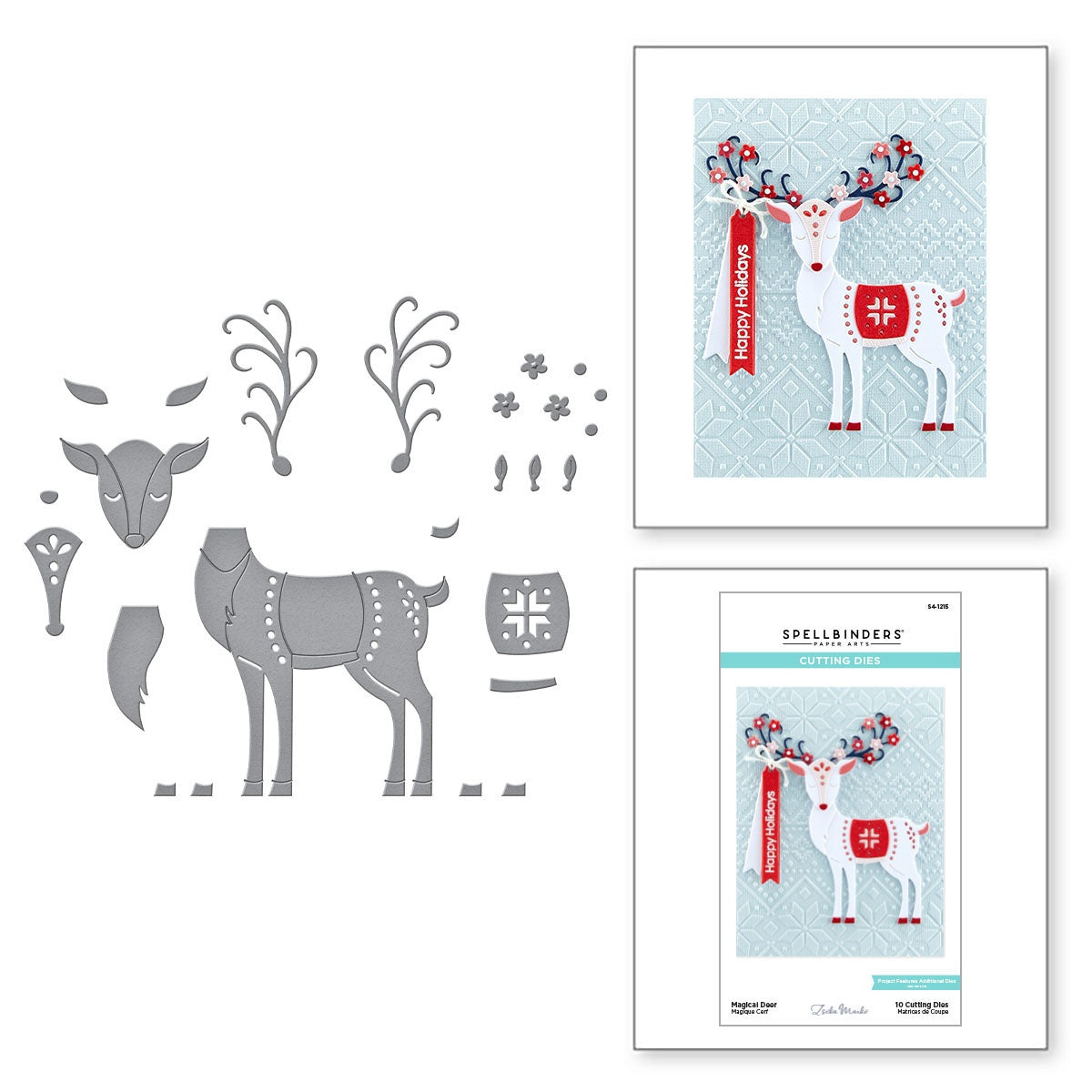 Dies - Magical Deer - Winter Tales - Spellbinders by Zsoka Marko