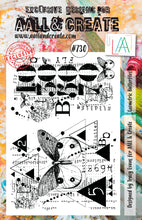 ALL and Create - Geometric Butterflies - A5 - Designer Tracy Evans- Clear Stamp Set - #730