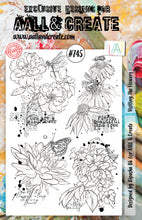 ALL and Create - Visiting The Flowers - A5 - Designer Bipasha BK - Clear Stamp Set - #745