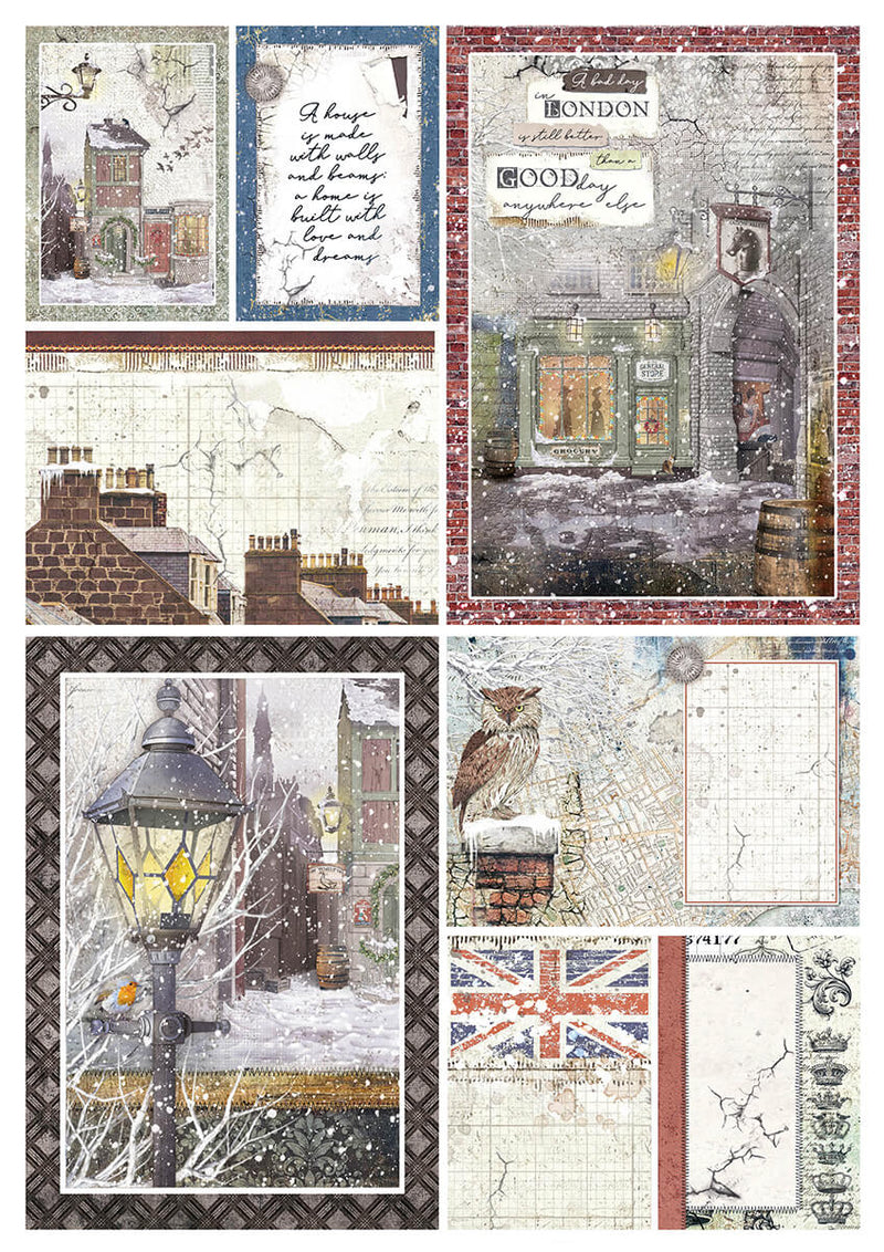 London's Calling - Creative Pad A4 - 9/Pkg + 1 Free deluxe sheet - Ciao Bella
