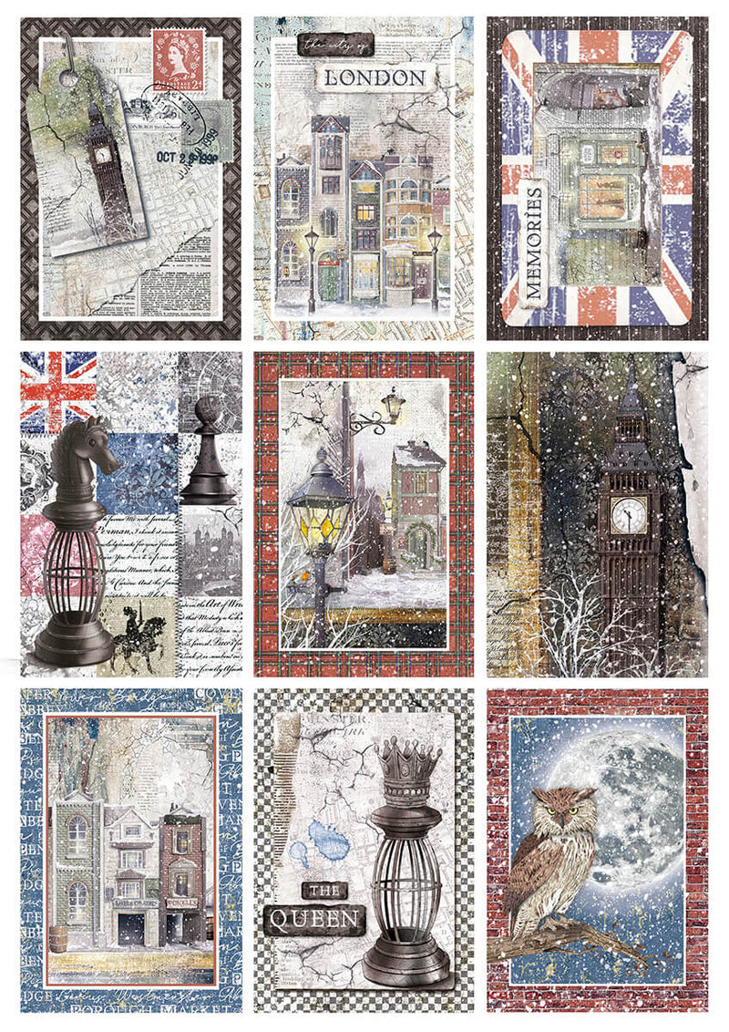 London's Calling - Creative Pad A4 - 9/Pkg + 1 Free deluxe sheet - Ciao Bella