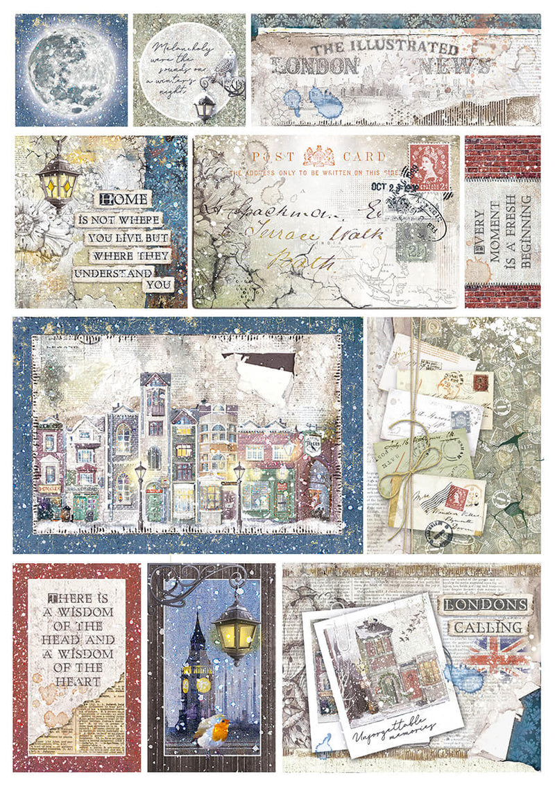 London's Calling - Creative Pad A4 - 9/Pkg + 1 Free deluxe sheet - Ciao Bella