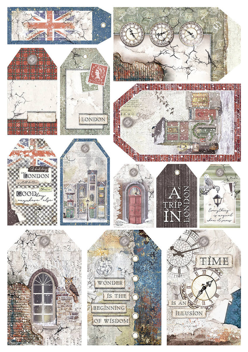 London's Calling - Creative Pad A4 - 9/Pkg + 1 Free deluxe sheet - Ciao Bella