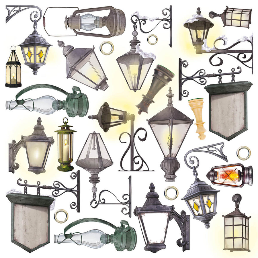 6x6 London's Calling - Fussy Cut Pad - 24/Pkg + 1 Free deluxe sheet - Ciao Bella