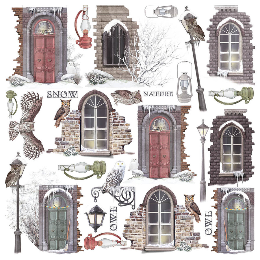 6x6 London's Calling - Fussy Cut Pad - 24/Pkg + 1 Free deluxe sheet - Ciao Bella