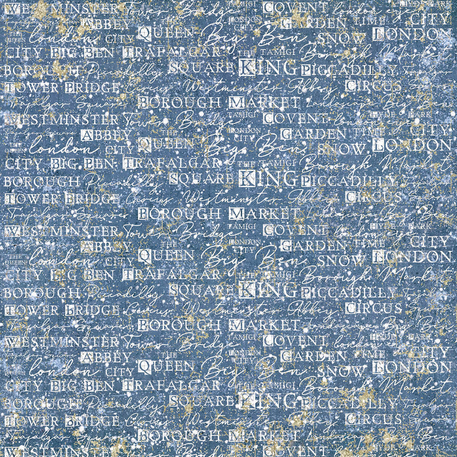 6x6 London's Calling - Fussy Cut Pad - 24/Pkg + 1 Free deluxe sheet - Ciao Bella